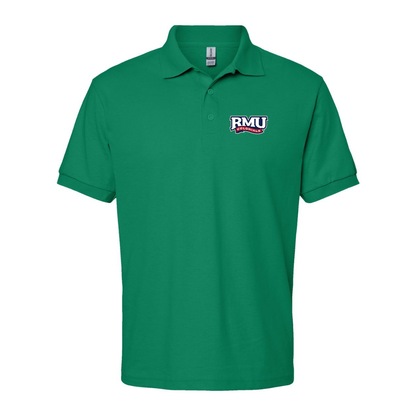 Men's Robert Morris Colonials Logo Gildan Dry Blend Jersey Polo