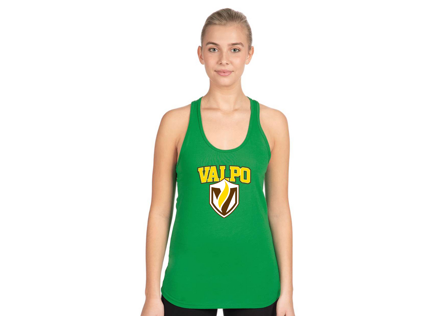 Women's Valparaiso Crusaders Next Level Ideal Racerback Tank