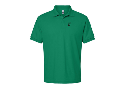 Men's Off-White Hand Gildan Dry Blend Jersey Polo