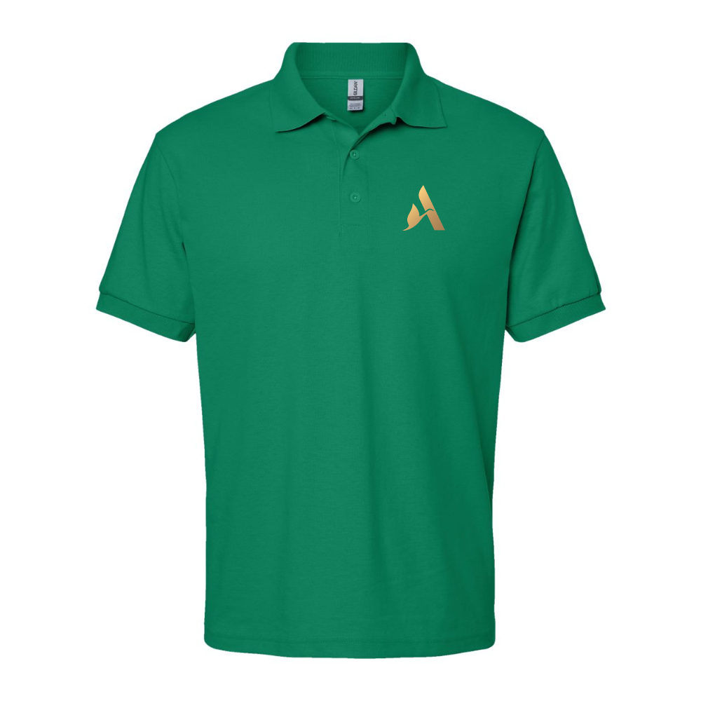 Men's Accor Golden Logo Gildan Dry Blend Jersey Polo