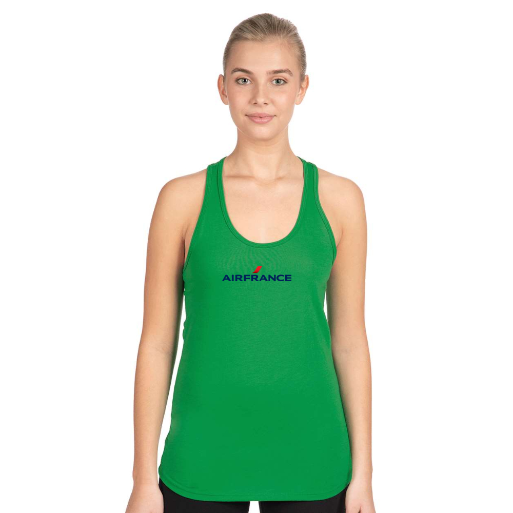 Women's Air France Logo Next Level Ideal Racerback Tank