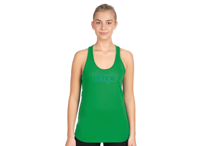 Women's People Magazine Logo Next Level Ideal Racerback Tank
