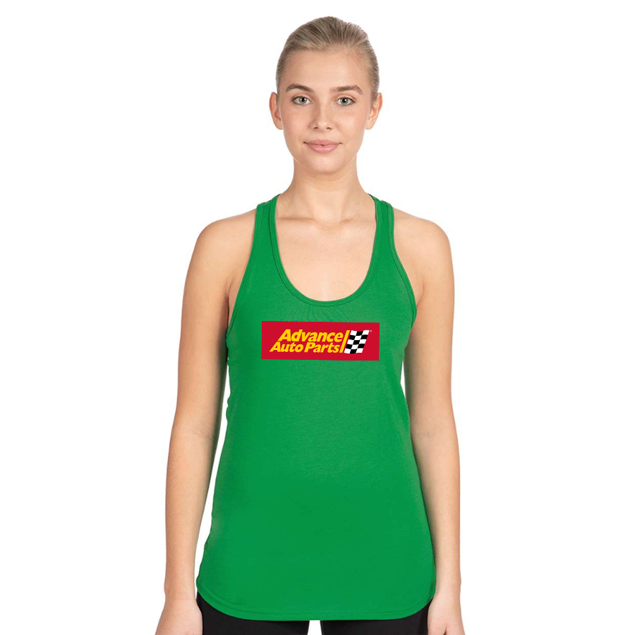 Women's Advance Auto Parts Logo Next Level Ideal Racerback Tank