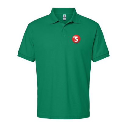 Men's ABC TV5 Logo Gildan Dry Blend Jersey Polo