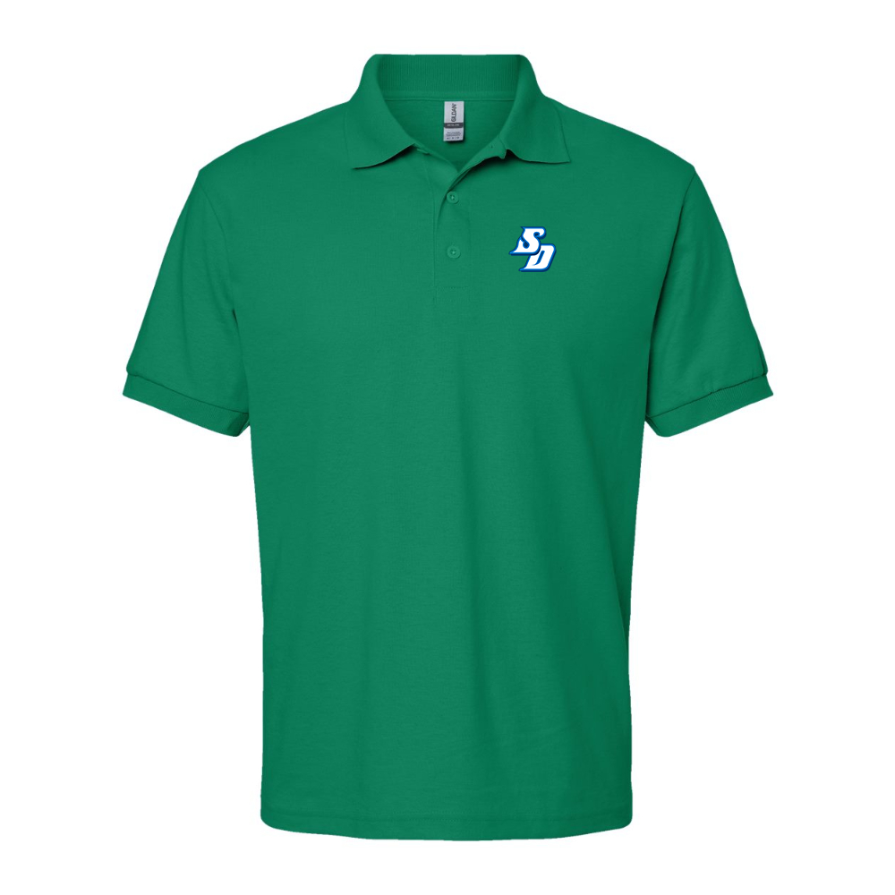 Men's San Diego Toreros Logo Gildan Dry Blend Jersey Polo
