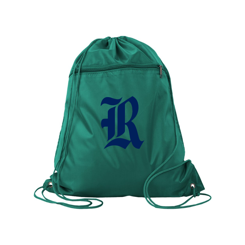 Rice Owls Logo Q-Tees - Polyester Cinchpack