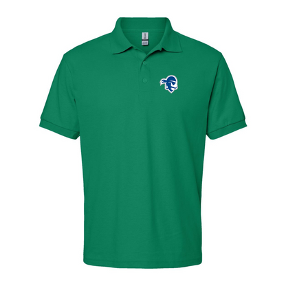 Men's Seton Hall Pirates Logo Gildan Dry Blend Jersey Polo