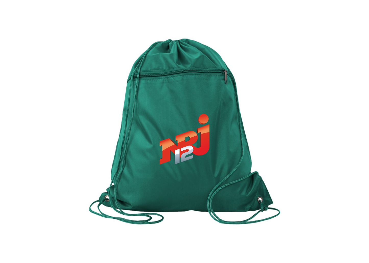 NRJ 12 Logo Q-Tees - Polyester Cinchpack
