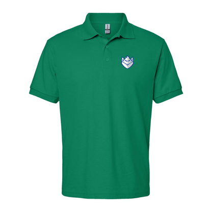 Men's Saint Louis Billikens Logo Gildan Dry Blend Jersey Polo