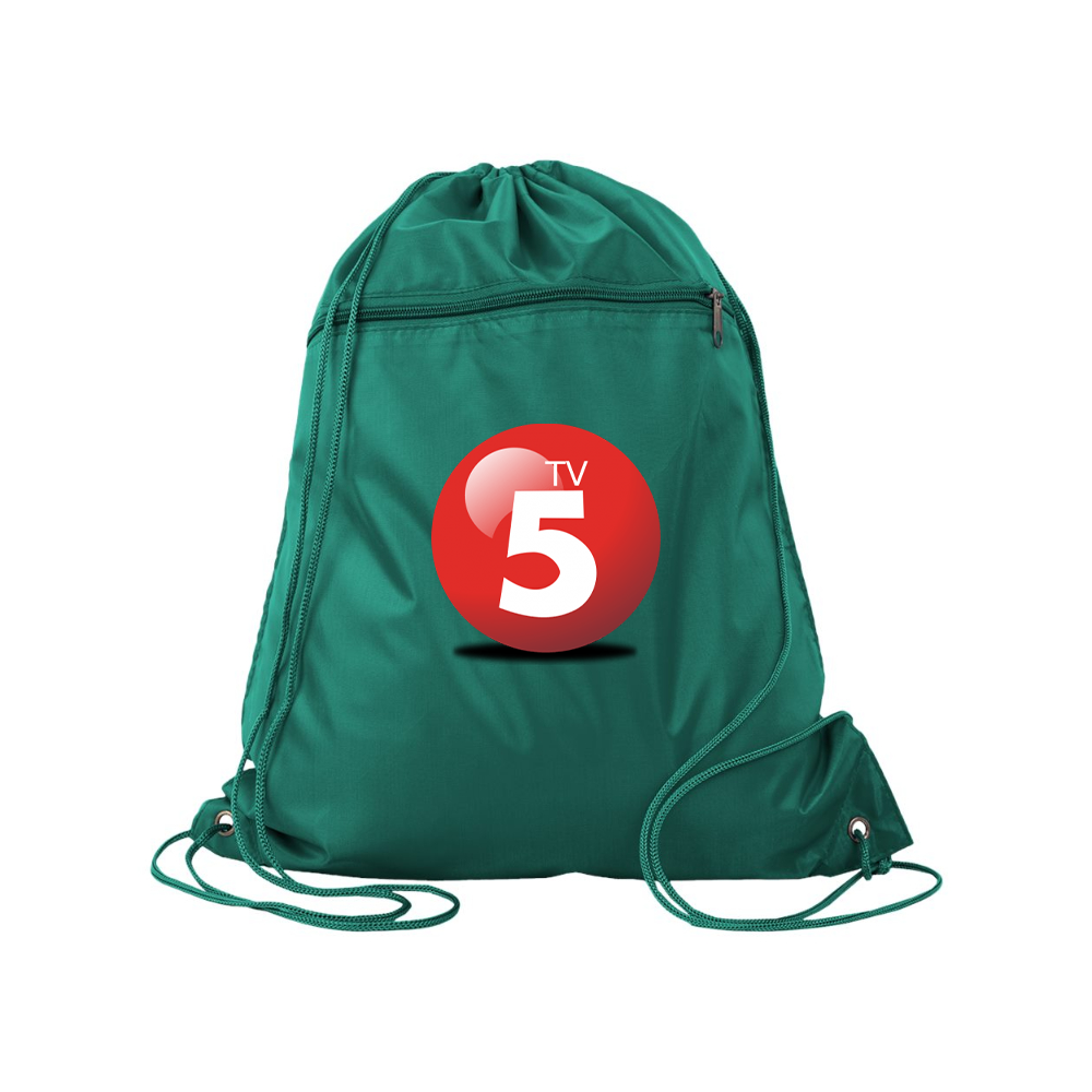 ABC TV5 Logo Q-Tees - Polyester Cinchpack