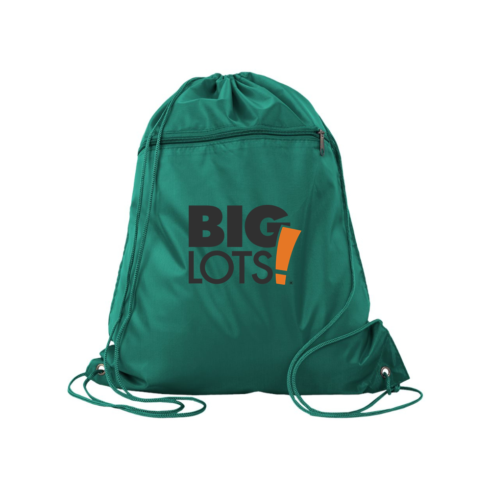 Big Lots Logo Q-Tees - Polyester Cinchpack