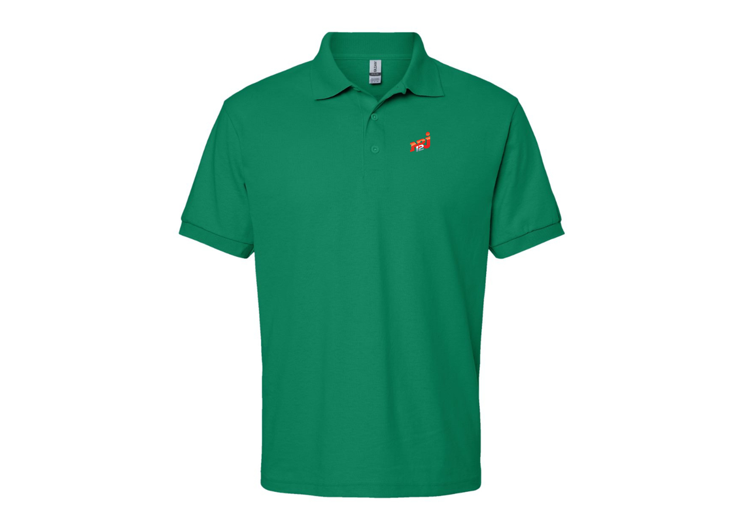 Men's NRJ 12 Logo Gildan Dry Blend Jersey Polo