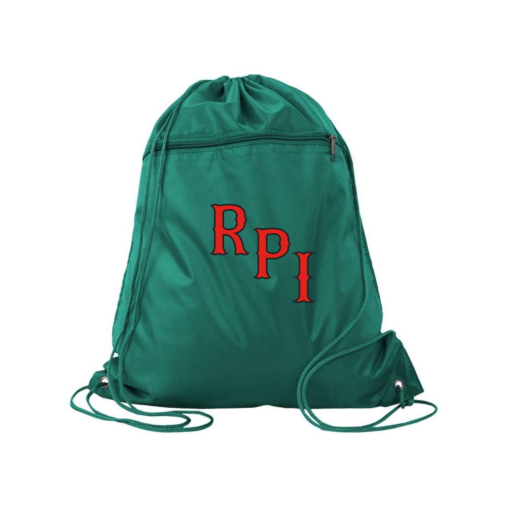 RPI Engineers Logo Q-Tees - Polyester Cinchpack