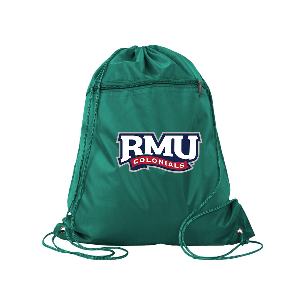 Robert Morris Colonials Logo Q-Tees - Polyester Cinchpack