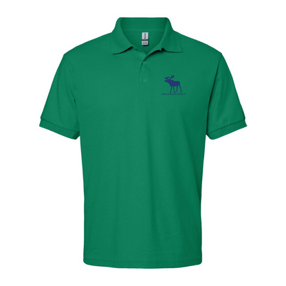 Men's Abercrombie & Fitch Moose Logo Gildan Dry Blend Jersey Polo