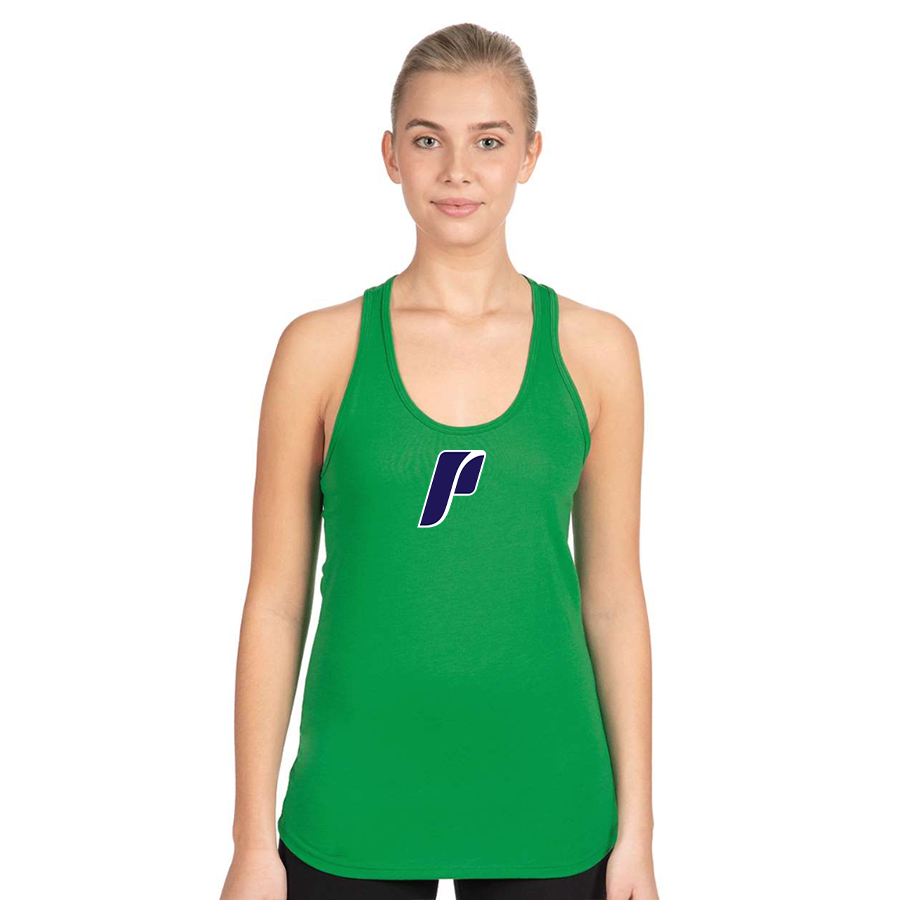 Women's Portland Pilots Logo Next Level Ideal Racerback Tank