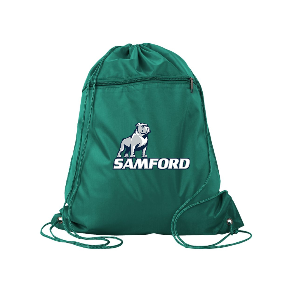 Samford Bulldogs Logo Q-Tees - Polyester Cinchpack