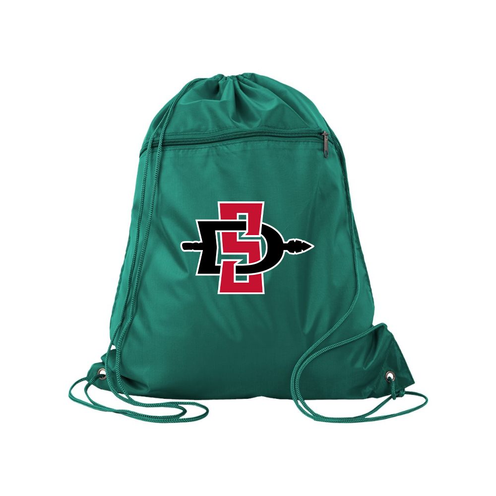 San Diego State Aztecs Logo Q-Tees - Polyester Cinchpack