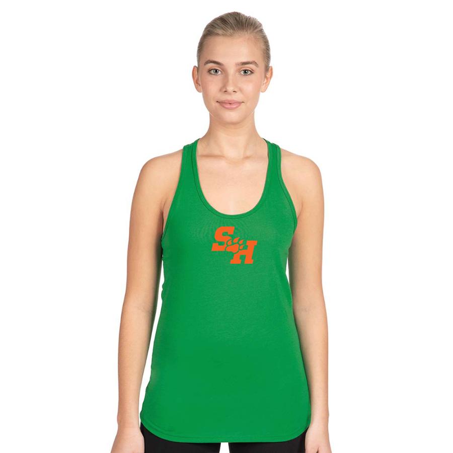 Women's Sam Houston State Bearkats Logo Next Level Ideal Racerback Tank