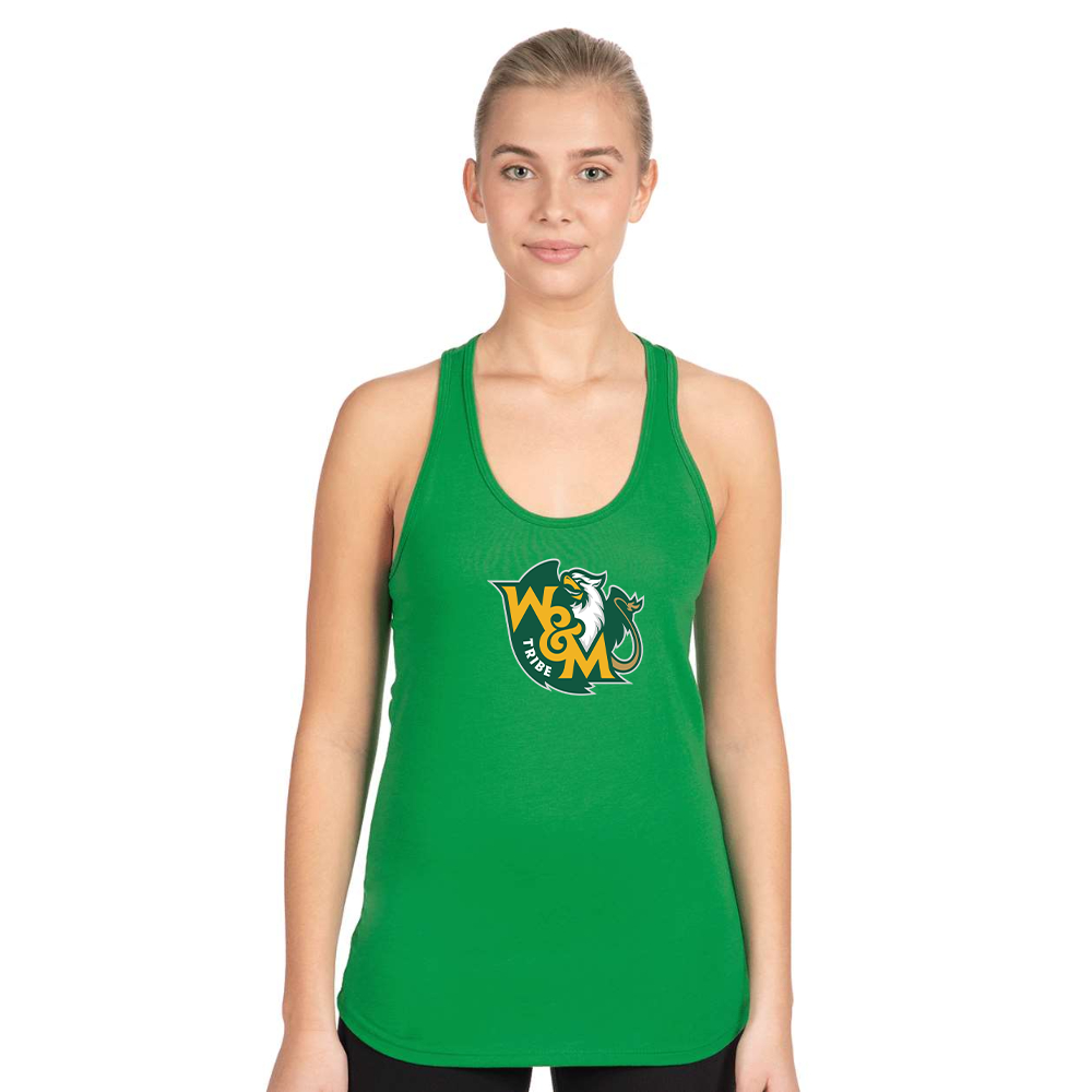 Women's William and Mary Tribe Next Level Ideal Racerback Tank