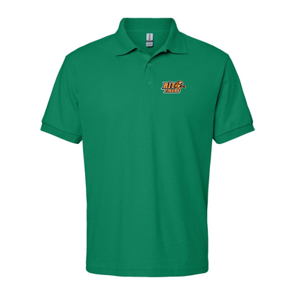 Men's RIT Tigers Logo Gildan Dry Blend Jersey Polo