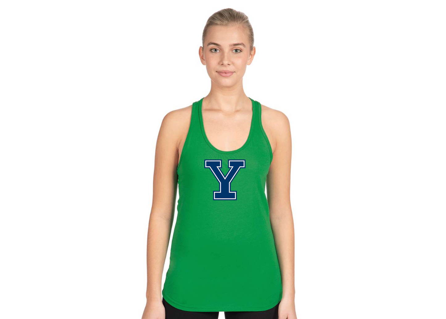 Women's Yale Bulldogs Next Level Ideal Racerback Tank