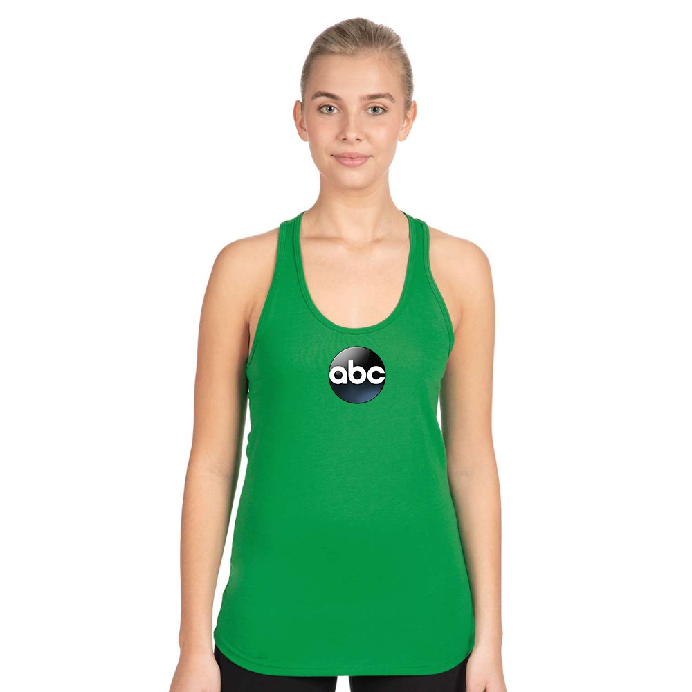 Women's Abc Logo Next Level Ideal Racerback Tank