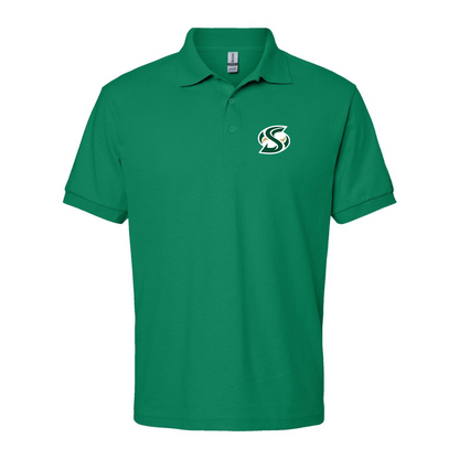 Men's Sacramento State Hornets Logo  Gildan Dry Blend Jersey Polo