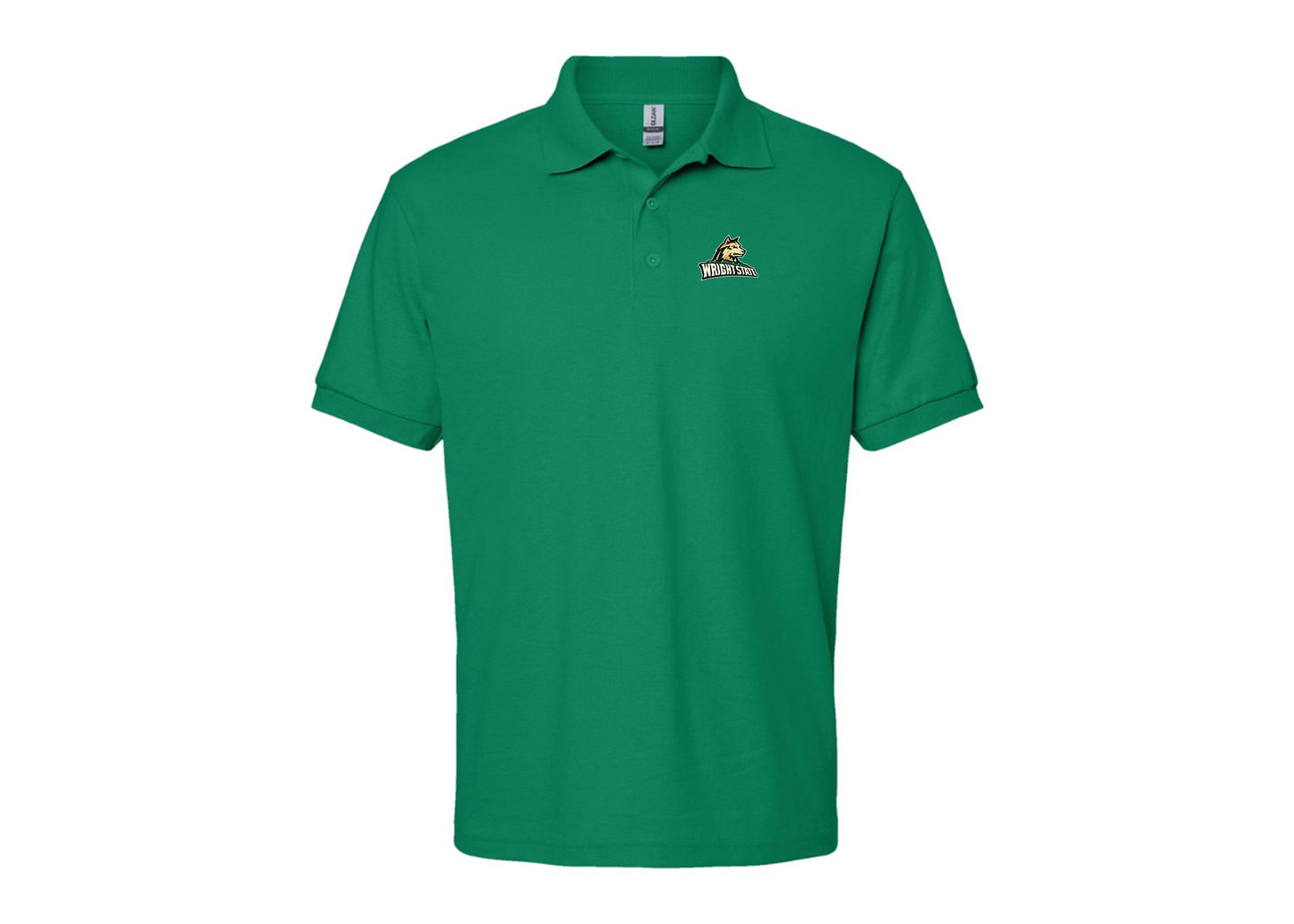 Men's Wright State Raiders Gildan Dry Blend Jersey Polo