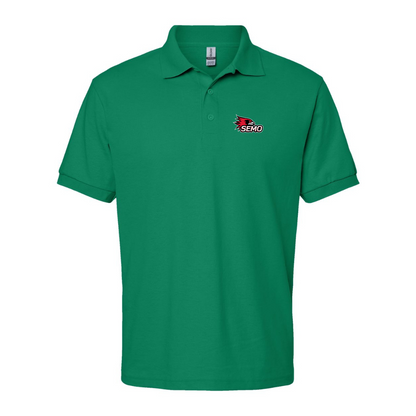 Men's SEMO Redhawks Logo Gildan Dry Blend Jersey Polo
