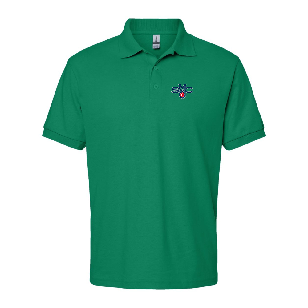 Men's Saint Marys Gaels Logo Gildan Dry Blend Jersey Polo