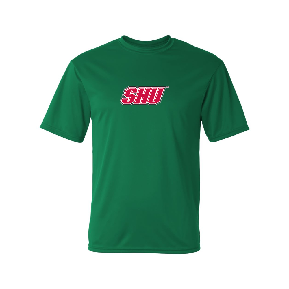 Men's Sacred Heart Pioneers Logo Polyester T-Shirt