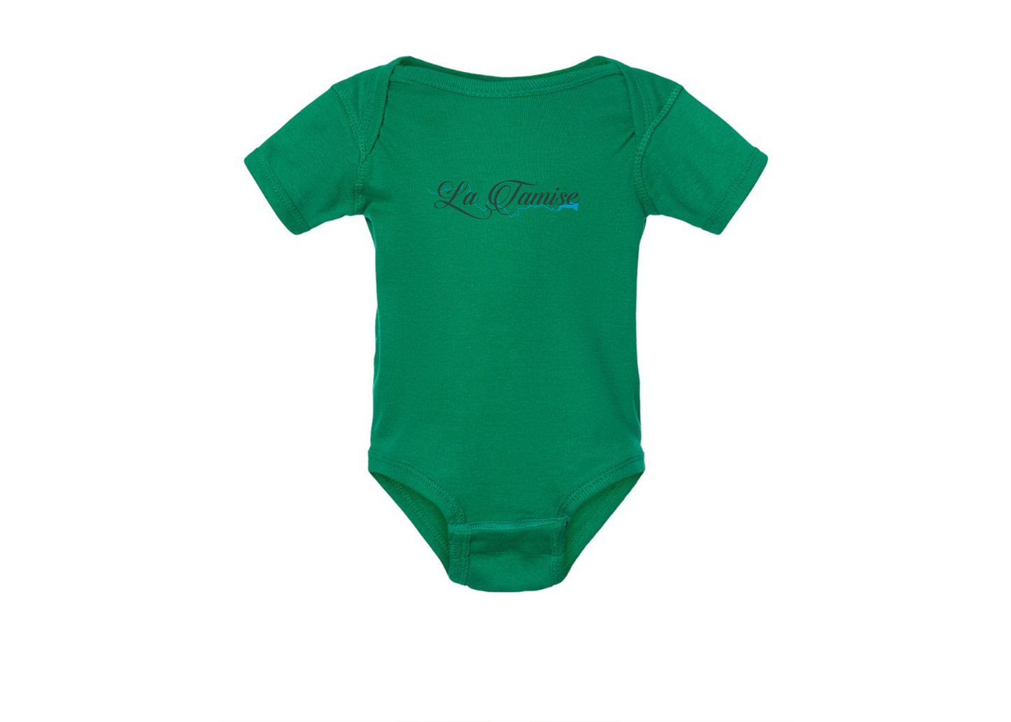 La Tamise Logo  Rabbit Skins Infant Baby Rib Bodysuit
