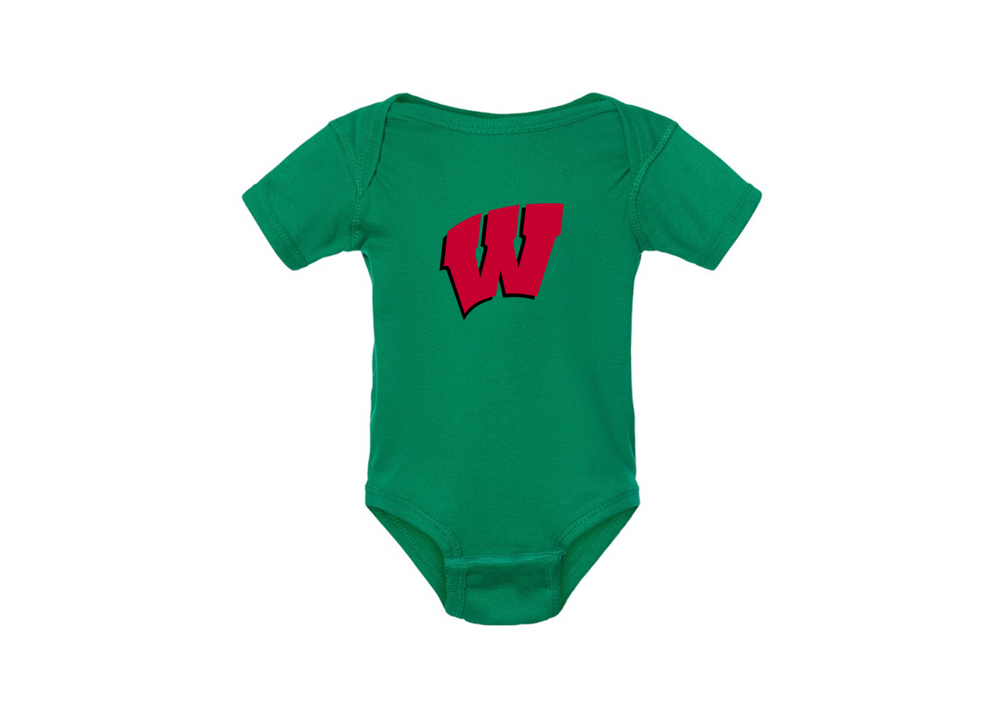 Wisconsin Badgers Rabbit Skins Infant Baby Rib Bodysuit