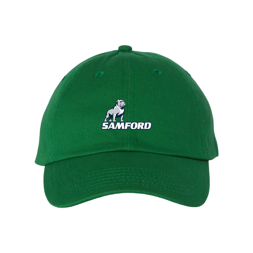 Samford Bulldogs Logo Valucap Adult Bio-Washed Classic Dad Hat