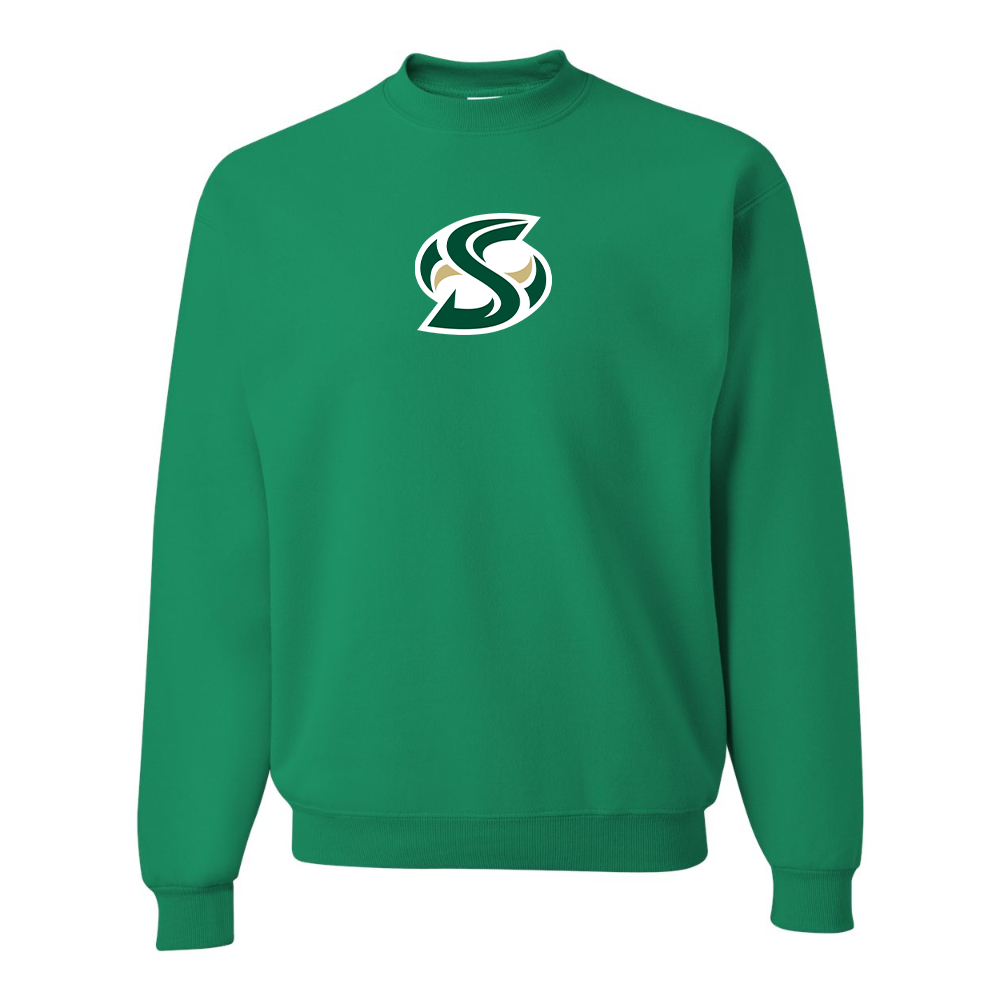 Men's Sacramento State Hornets Logo   JERZEES NuBlend Crewneck Sweatshirt