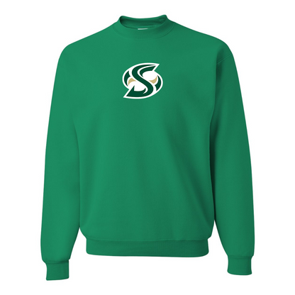 Men's Sacramento State Hornets Logo   JERZEES NuBlend Crewneck Sweatshirt
