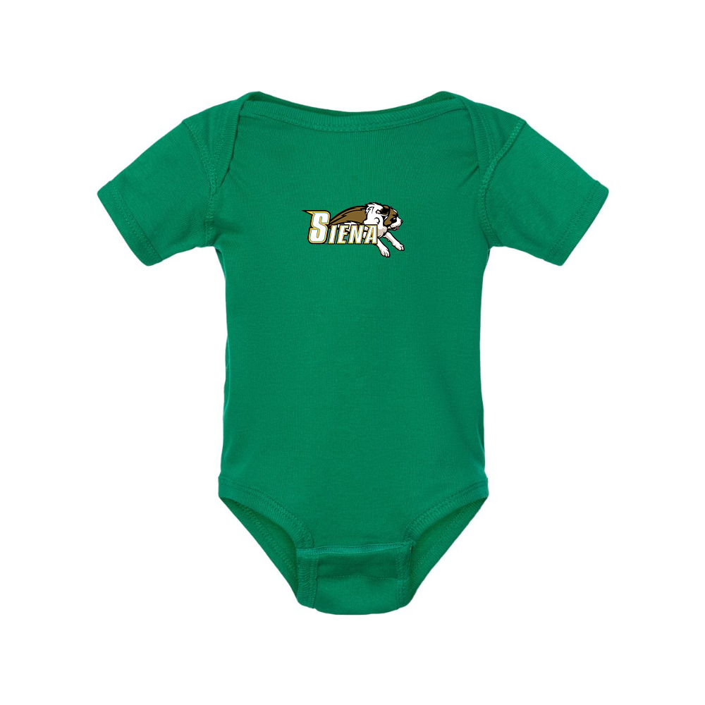 Siena Saints Logo Rabbit Skins Infant Baby Rib Bodysuit