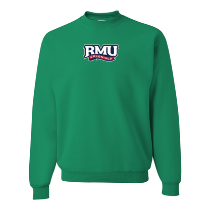 Men's Robert Morris Colonials Logo JERZEES NuBlend Crewneck Sweatshirt