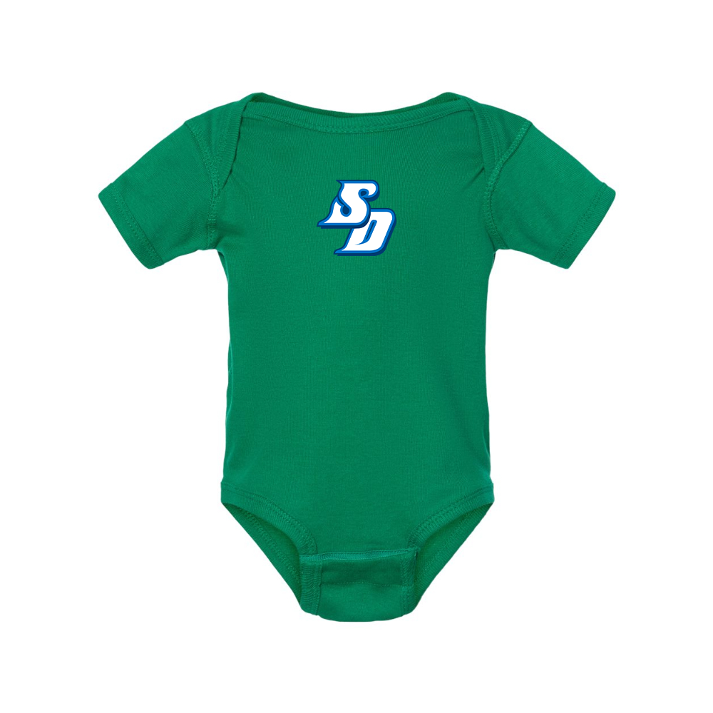 San Diego Toreros Logo Rabbit Skins Infant Baby Rib Bodysuit