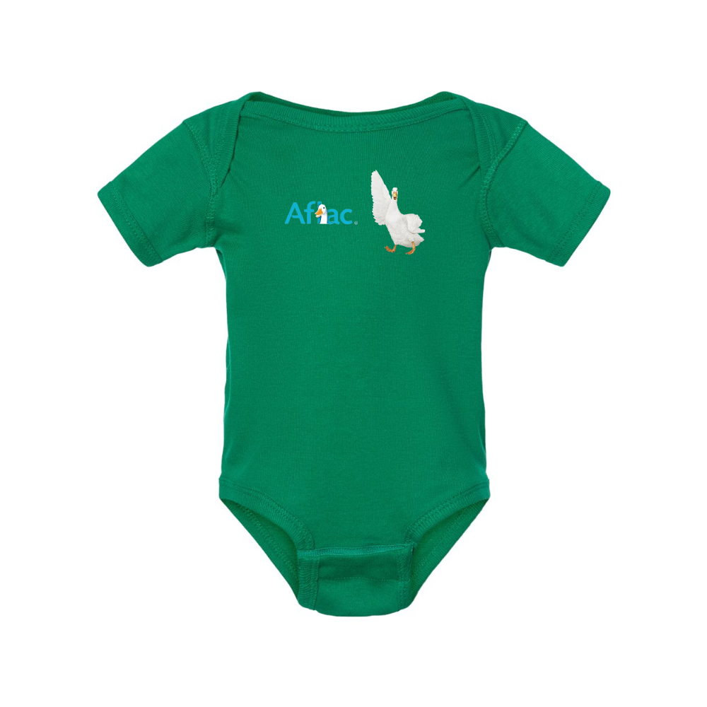 Aflac Logo and Duck  Rabbit Skins Infant Baby Rib Bodysuit
