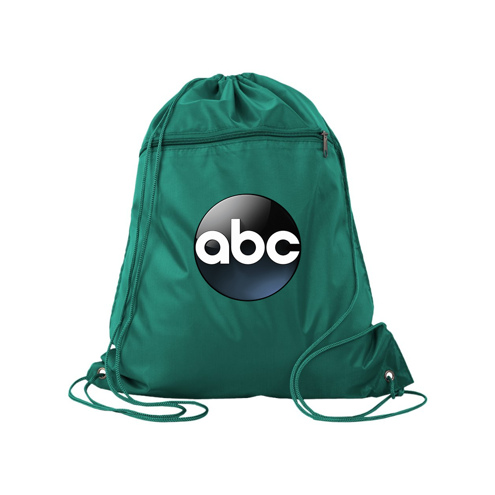 Abc Logo Q-Tees - Polyester Cinchpack