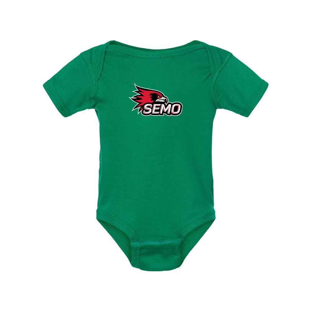 SEMO Redhawks Logo Rabbit Skins Infant Baby Rib Bodysuit