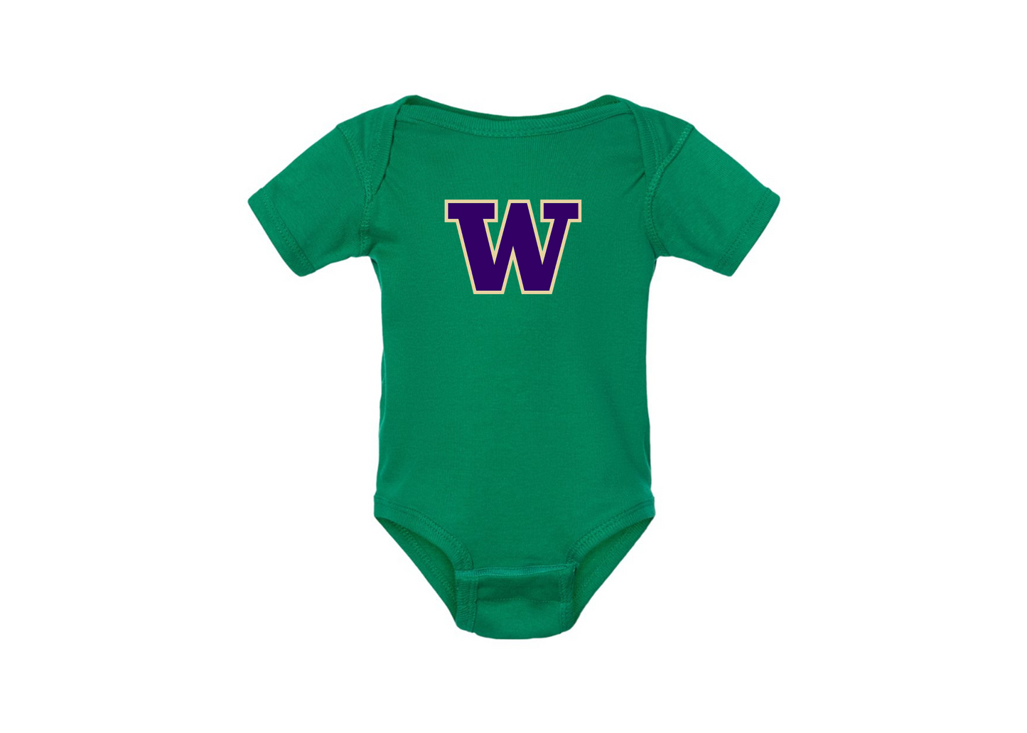 Washington Huskies Rabbit Skins Infant Baby Rib Bodysuit