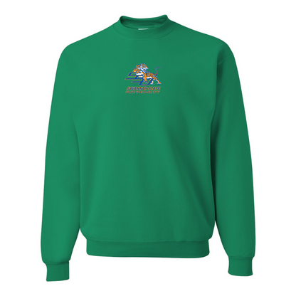 Men's Savannah State Tigers Logo JERZEES NuBlend Crewneck Sweatshirt