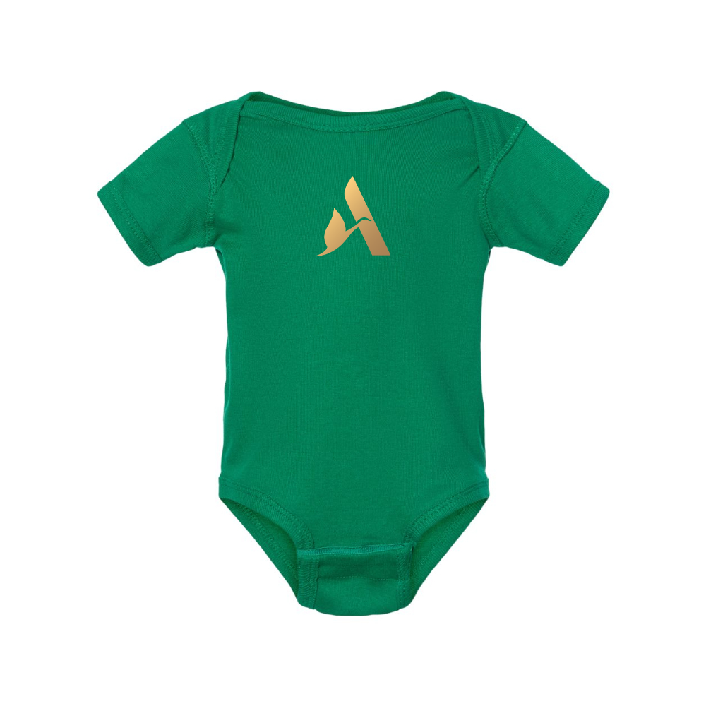 Accor Golden Logo Rabbit Skins Infant Baby Rib Bodysuit