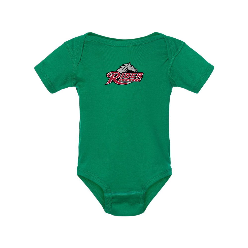 Rider Broncs Logo Rabbit Skins Infant Baby Rib Bodysuit