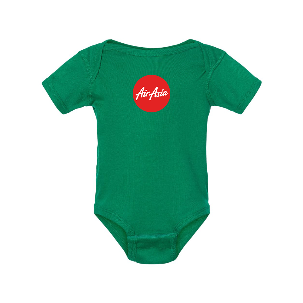 Air Asia Logo  Rabbit Skins Infant Baby Rib Bodysuit