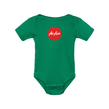 Air Asia Logo  Rabbit Skins Infant Baby Rib Bodysuit
