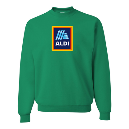 Men's Aldi Logo JERZEES NuBlend Crewneck Sweatshirt